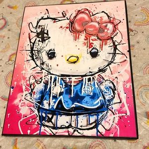 Hello Kitty 8 1/2"x11" Framed Wall Art